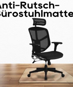 Bodenschutzmatte 80 x 120 cm – kratzfest & rutschfest, effektive Geräuschdämmung