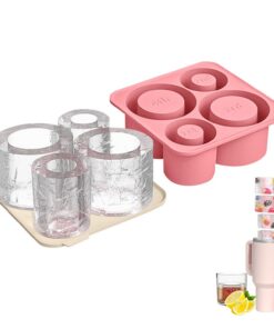 Stanley Cup 20-40 Oz Bpa Frei Wiederverwendbare Eiswürfel Form Silikon 4 Fach Große für Stanley Becher