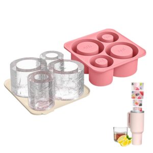 Stanley Cup 20-40 Oz Bpa Frei Wiederverwendbare Eiswürfel Form Silikon 4 Fach Große für Stanley Becher