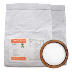 Lebensmittelqualitäts Zitronensäure Monohydrat 10 kg Pulver Entkalker und Reiniger | Lebensmittelqualität Zitronensäure