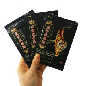 HELLOYOUNG Chinesischer Balsam Tiger Balm Kräuter Pflaster für Gelenke und Rücken - Heilpflaster mit 8PCS für Nacken und