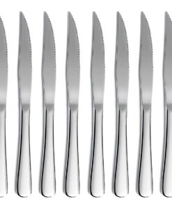 Kyraton Edelstahl-Scharfes Tafelmesser-Set, Spülmaschinenfest, ideal für Geschäftsmänner im Formalen Esszimmer～ Kyraton