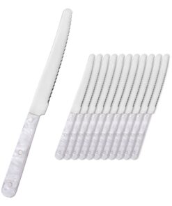 GRÄWE Brötchenmesser + Tafelmesser 12 Stück Perlmuttoptik - Kostenlose Küchenmesser