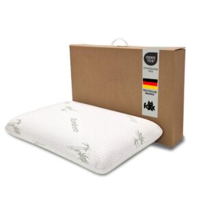 Foxx Orthopädisches Bamboo Nackenstützkissen 60x40 cm - Viskoschaum, viskoelastisch, Memoryschaum für Seitenschläfer/Rüc
