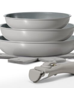 Induktionspfanne 24 cm Antihaft Keramik Küche Camping