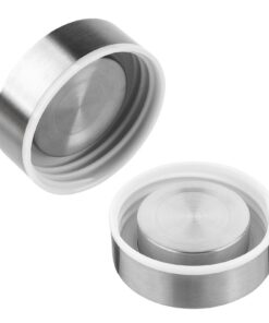 LOOFORE Edelstahl Becherdeckel - Ersatz für Glasflaschen - Flachsterntyp, ideal für LOOFORE 1000ML Glasflasche