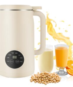 Gugxiom Pflanzenmilchbereiter 1200 ml, Automatische Sojamilch Maschine, für Selbstgemachte Pflanzenmilch, Hafer, Soja, J