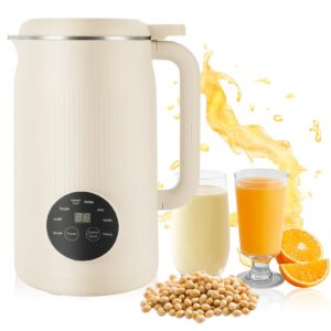 Gugxiom Pflanzenmilchbereiter 1200 ml, Automatische Sojamilch Maschine, für Selbstgemachte Pflanzenmilch, Hafer, Soja, J