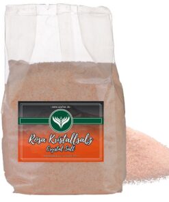 Azafran Rosa Kristallsalz für Hauswirtschafterinnen in Häusern und Küchen - SteinSalz fein 1kg - Gesundes Altern mit Him