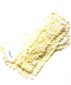 MAM Professioneller 100% Baumwollmop 42cm für Hara Leifheit | Vileda Jemako Mophalter 2 x 100% Baumwoll Wischmop 42cm |