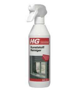 HG Kunststoff Intensiv Reiniger - Schnell & Effektiv für Kunststoff Reinigung - Idealer Reinigungsspezialist für Familie