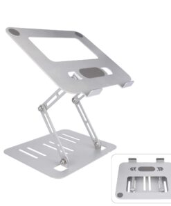 QIUMIN Laptop Ständer Stabil und rutschfest, Höhenverstellbar, perfektes Notebook-Stand für Büro und Zuhause