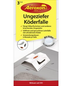 AER Aeroxon by BSI - leistungsstark zur Bekämpfung von Silberfischen, Kakerlaken und Cloportes - geruchsneutral - aktiv