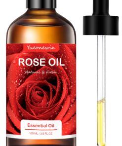 Rosenöl 100 ml Reines Rose Ätherisches Öl für Diffuser und Massage
