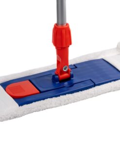 Sonty Wischmopp Set 1 Stück, 40cm, Klapphalter Magnet, Alu Mopstange, Microfaser (1)