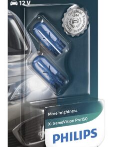 Philips Halogen Automotive Lighting X-tremeVision Pro 150W 5W Signal Lamp - Weiss, Doppelblister, 563230 | Philips Halo