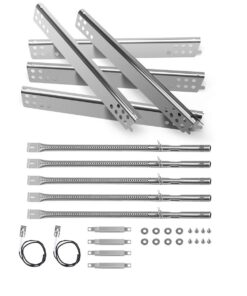 Gcostar Grill-Ersatzteile für Charbroil Performance 5-Brenner Hitzeschutzplatten verstellbares Verbindungsrohr