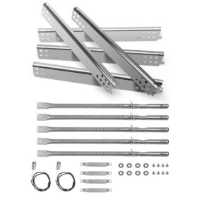 Gcostar Grill-Ersatzteile für Charbroil Performance 5-Brenner Hitzeschutzplatten verstellbares Verbindungsrohr