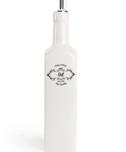 **Excelsa Ölflasche Keramik Weiß für Hausliche Verwendung hochwertiges Design** | **Excelsa Ölflasche Keramik Weiß 6 x