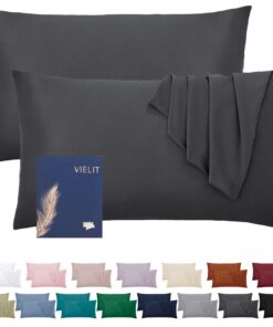 **Vielit Weich Kopfkissenbezug 40x80 Für Hypoallergenezenia** | **Vielit Mikrofaser Kissenbezüge 40x80 2er Set Öko-Zert