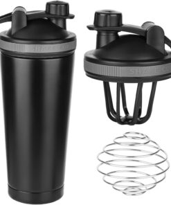 Proteinshake Edelstahl Shaker 750ML Eiweiß Shake & Shaker Kugel BPA Frei