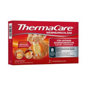ThermaCare Wärmepflaster für größere Schmerzbereiche, 2 Stück, Rückenschmerzen lindern