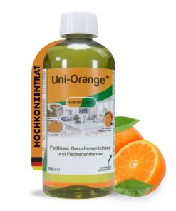 Obenland Hochkonzentrierter Orangenreiniger - Hochergiebiger Reiniger mit Frischem Orangenduft - Für Haus und Küche 500m