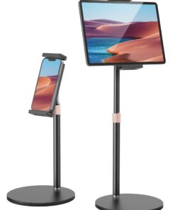 Jumkeet Tablet Ständer für iPad, iPhone, Samsung - Verstellbar, Stabil & Höhenverstellbar, Ideal für Office und Zuhause,