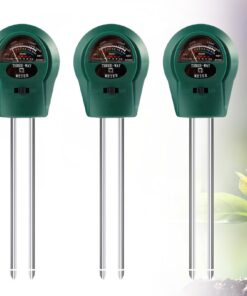 Boden Feuchtigkeitsmessgerät für Pflanzen und Gartenarbeit PH Licht Funktion, 3 in 1 Feuchtigkeitsmesser für Blumen, Bod