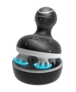 Comfier Elektrisches Kopfhaut Massagegerät für Entspannung und Stresslöse, portables und wiederaufladbare Kopfmassage, G