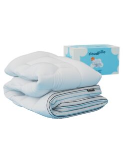 Cloudpillo 4 Jahreszeiten Bettdecke - Optimaler Schlafkomfort - Luftig & Atmungsaktiv - Weiß - 200 x 200 cm - Hypoallerg