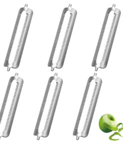 6er Set Edelstahl-Ersatzklingen für Gemüse- & Kartoffelschäler – Passend für Sparschäler, Gurkenschäler & Universalschäl