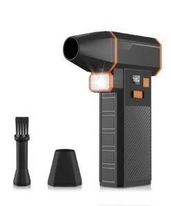 Elektrische Staubgebläse 350.000 U/min 8000mAh Akku Für PC, Auto und Haushalt Stark Gebläse Mit 1 Düse + Reinigungsbürst