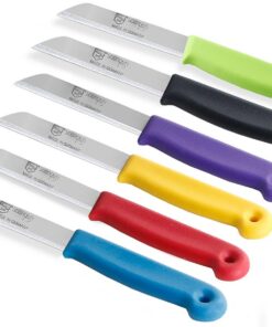 Küchenmesser Set aus Solingen für Gemüse und Obstkufferschälen | Edelstahl Messer Set aus Solingen zum Schneiden und Sc