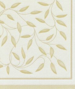 Papstar ROYAL Collection 50 Servietten 1/4-Falz Beige für Mediterranean Dekor im Haus und Garten