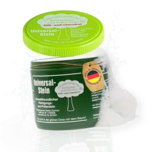 Universal Putzstein Zielinsky, grüner Stein, für häusliche Reinigungen - ideal für Families, Haustiere bei, 1er Pack (1