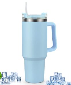 Csuntikulo 40 Unze Doppelwandiger Edelstahl Vakuum Isolierbecher - Thermal Mug für heiße und kalte Getränke mit Deckel,