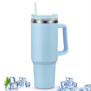 Csuntikulo 40 Unze Doppelwandiger Edelstahl Vakuum Isolierbecher - Thermal Mug für heiße und kalte Getränke mit Deckel,