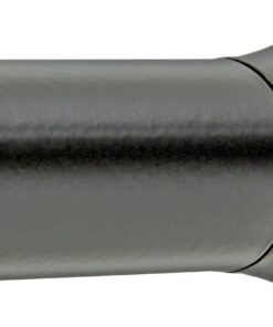 Amazon Basics Verstellbare Duschvorhang-Spannstange, 137 bis 229 cm, Schwarz - Robust für die ganze Familie - Badezimmer
