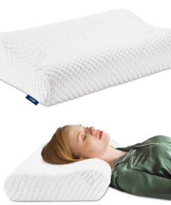 Höhenstellbares LAMB Memory Foam Kopfkissen für Seitenschläfer & Rückenschläfer | Waschbares Nackenstützkissen LAMB Mem