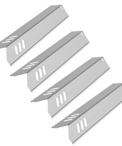 Kalomo Edelstahl-Grill-Heizplatten für Dyna-Glo DGF510SBP, Hinterhof BY13-101-001-13, Uniflame GBC1059WB - Flammenbändig