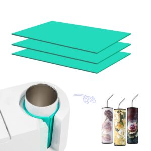 AIEX Grün 3 Stücke Silikon Becherklemme für Cricut Tassen Sublimationsmaschine Hochtemperatur ungiftig (L25 x W12cm)