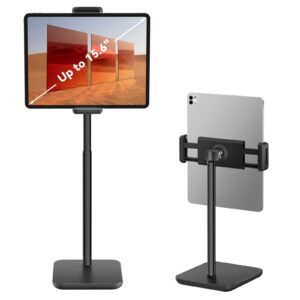 Tounee Tablet Ständer Verstellbare Lang Arm Ständer 11,6-19,2 Zoll iPad Pro 9.7, 10.5, 1|9, Air Mini 2 3 4 iPhone Schwar