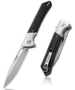 NedFoss ELF Klappmesser, Scharfes Outdoor Messer für Alltag und Outdoor mit G10 Griff