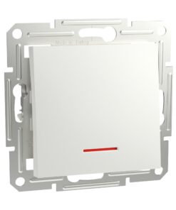 Schneider Electric Asfora Taster Unterputz LED 10A 250V AC Schraubklemmen Weiß EPH1670121D