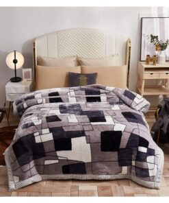 Kingsize luxuriöse, wendbare Gewichtsdecke aus Kunstfell – 180 x 220 cm, 3 kg, perfekt für heavy sleepers in der Winterz