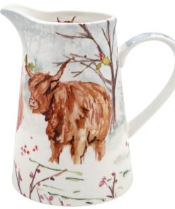 Der Leonardo Collection Highland Cow Krug für Zuhause und Büro, stilvoller Milchcanister mit vielseitiger Küche-Nutzung,