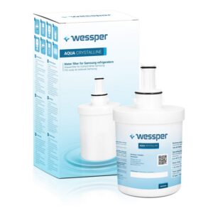 Wessper® Kühlschrank Wasserfilter für Samsung Aqua-Pure Plus DA29-Reihen TADA29-00003A, TADA29-00003B, HAFCU1 - Blüte Wa