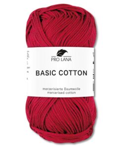 Frida's Wollhaus Pro Lana Basic-Garn 64 Farben Basic-Wollhaus Weinrot 50g Stricken Häkeln