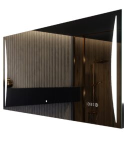 FORAM Badspiegel mit Beleuchtung - Led Spiegel Bad - 110x70 - Individuell nach Maß - Modernes Design - Ohne Rahmen